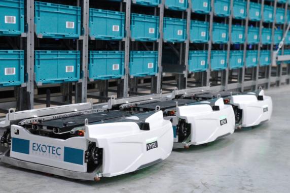 Exotec spécialiste de robotique logistique lève 335 millions de dollars