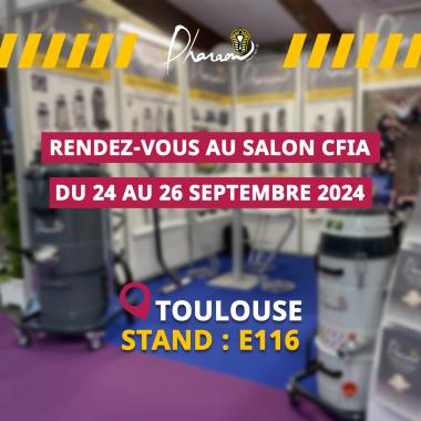 Pharaon participe au salon CFIA TOULOUSE du 24 au 26 septembre 2024