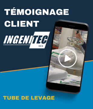 Témoignage client - Tube de levage pour sacs