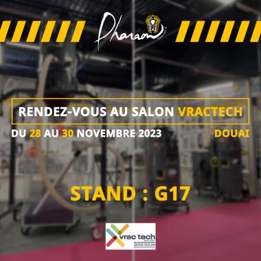 Pharaon participe au salon VRACH TECH DOUAI du 28 au 30 novembre 2023