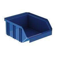 Lot de 5 bacs à bec en plastique bleu L 345 x P 205 x H 164 mm