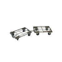 Chariot tractable sur roulettes pour bacs 600 x 400 mm