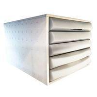 Bloc de rangement PVC 5 tiroirs l 285 x P 380 x H 220 mm