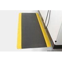 TAPIS ANTI-FATIGUE G l 900 mm 2 bandes jaunes vendu au mètre