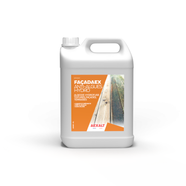 Algicide hydrofuge toitures, façades, terrasses - 5L