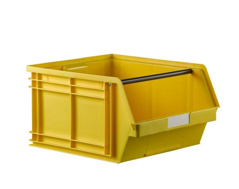 Bac plastique ? bec 63 litres jaune