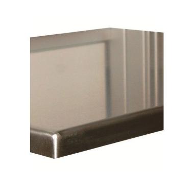 Plateau en INOX poli l 1800 x P 750 mm