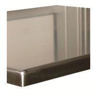 Plateau en INOX poli l 1000 x P 750 mm