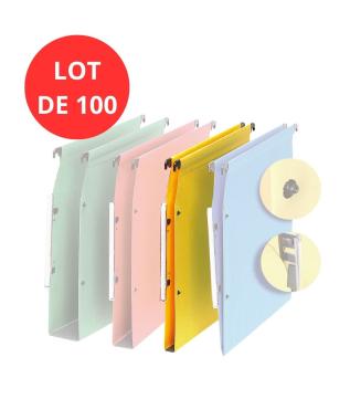 Dossier suspendu fond L.30 coloris jaune