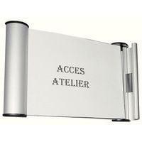 Plaque de porte Design A5 a fixer par vis