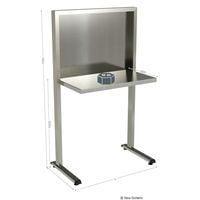 QUALIPOST 650C INOX l 964 x P 500 x H 1700 mm tout en INOX