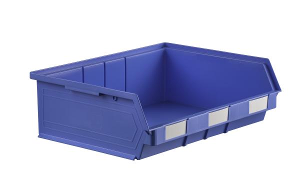 Lot de 14 bacs ? bec plastique 19L bleu