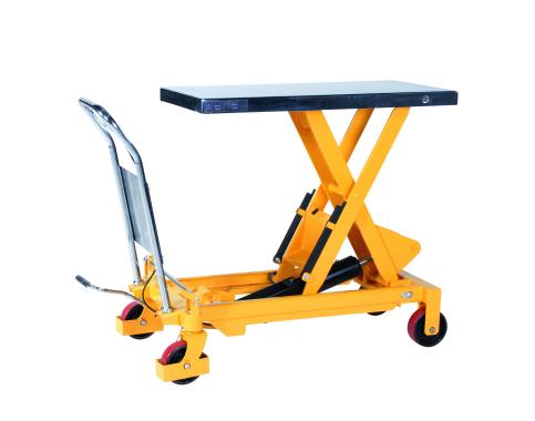 Table ?l?vatrice mobile hydraulique charge 750 kg