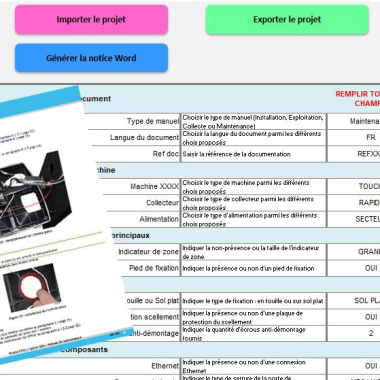 Configurateur pour la création de documentation technique