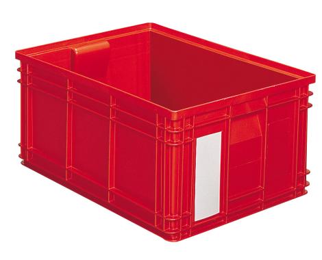 Caisse plastique 85 litres rouge