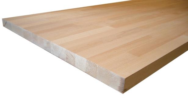 Plateau ?tabli en bois h?tre 1200x750 ?paisseur 40 mm