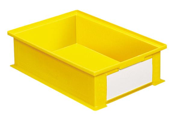 Caisse plastique 16.2 litres jaune