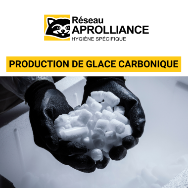 Production de glace carbonique - Aprolliance Hygiène Spécifique