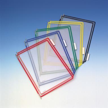 Pochette de protection pour documents A4 (lot de 10 pochettes couleurs assorties)