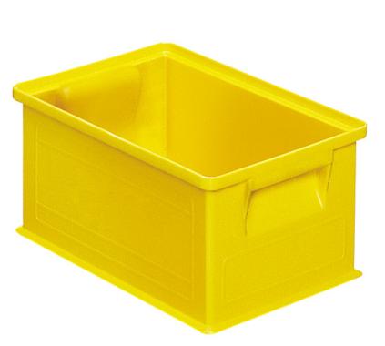 Caisse plastique 8.7 litres jaune