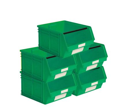 Lot de 5 bacs ? bec plastique 63L vert