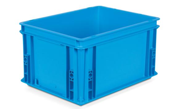 Caisse plastique Ath?na Bleu Turquoise 20 litres H.220 mm