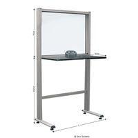 QUALIPOST 650A INOX l 964 x P 500 x H 1700 mm avec plateau en INOX