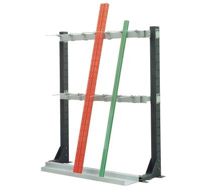 Rayonnage porte barres vertical L.1500 mm