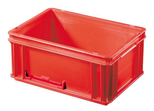 Caisse plastique Ath?na rouge 400x300 volume 15 litres