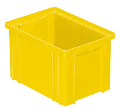 Caisse plastique 3.6 litres jaune