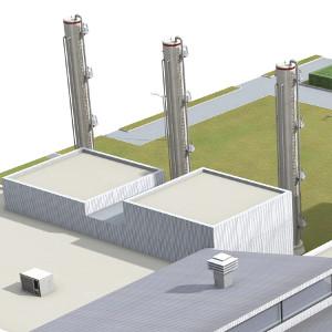 NOS SOLUTIONS ACOUSTIQUES : SILENCIEUX SUR FUMEE/GAZ D'ECHAPPEMENT