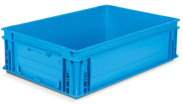 Caisse plastique Ath?na Bleu Turquoise 30 litres