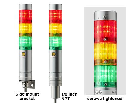 Colonne Lumineuse ATEX Zone 2 et 22, Série LR-EX