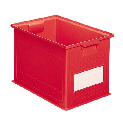 Caisse plastique 40.5 litres rouge