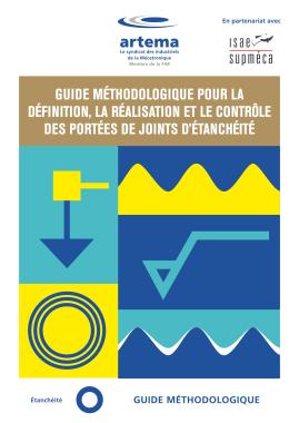 Guide méthodologique pour la définition, la réalisation et le contrôle des portées de joints d'étanchéité