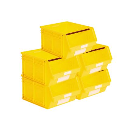 Lot de 5 bacs ? bec plastique 63L jaune