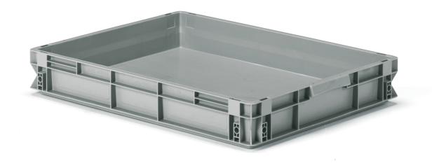 Caisse plastique 800x600 Ath?na grise 49 litres