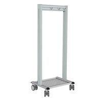 NETPOST 650 INOX l 650 x P 750 x H 1580 mm sur roulettes