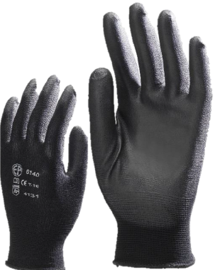 GANTS NOIRS POUR TRAVAIL DE PRÉCISION