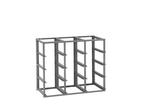 B?ti vide pour rack de rangement 12 postes 27/28 litres