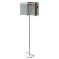 Potence aluminium avec socle H 1600 mm sur embase