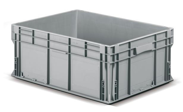 Caisse plastique 800x600 Ath?na grise 130 litres