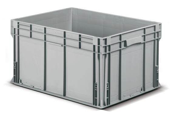 Caisse plastique 800x600 Ath?na grise 175 litres