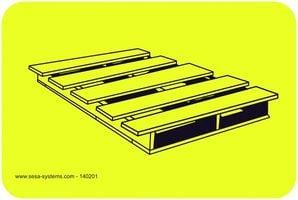 Lot de 2 Pictogramme adhésif Palette EXTRA L 300 x H 200 mm Ep. 0,84 mm