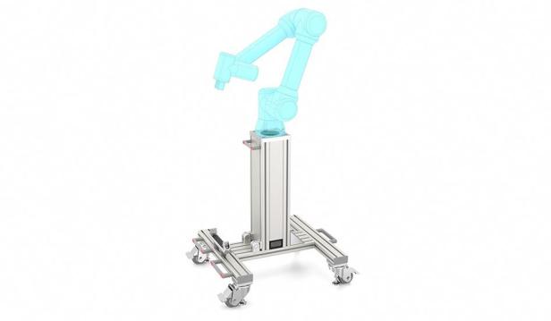 Colonne de cobot mobile pliante