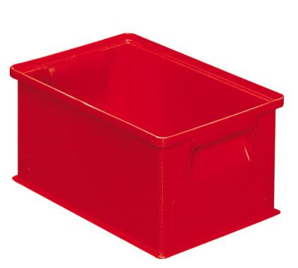 Caisse plastique 8.7 litres rouge