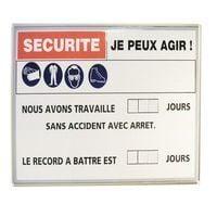 Panneau magnétique SECURITE ACCUEIL MURAL l 908 x H 608 mm (Français)