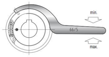 R+W - CLE A ERGOT POUR LIMITEUR DE COUPLE