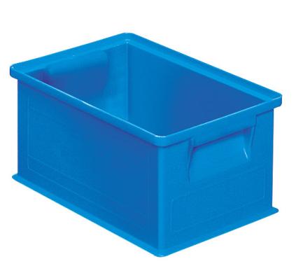 Caisse plastique 8.7 litres bleu