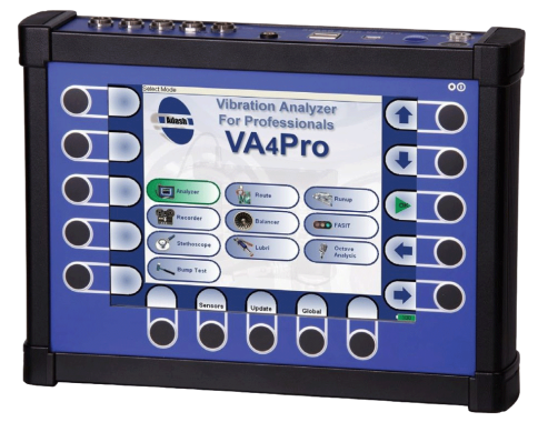 ANALYSEUR VIBRATOIRE 4 VOIES DE MESURES VA4PRO